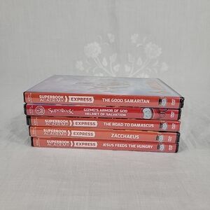 Superbook Academy Express  Lot 5 DVD  Bundle New Sealed Christian Kids Animated